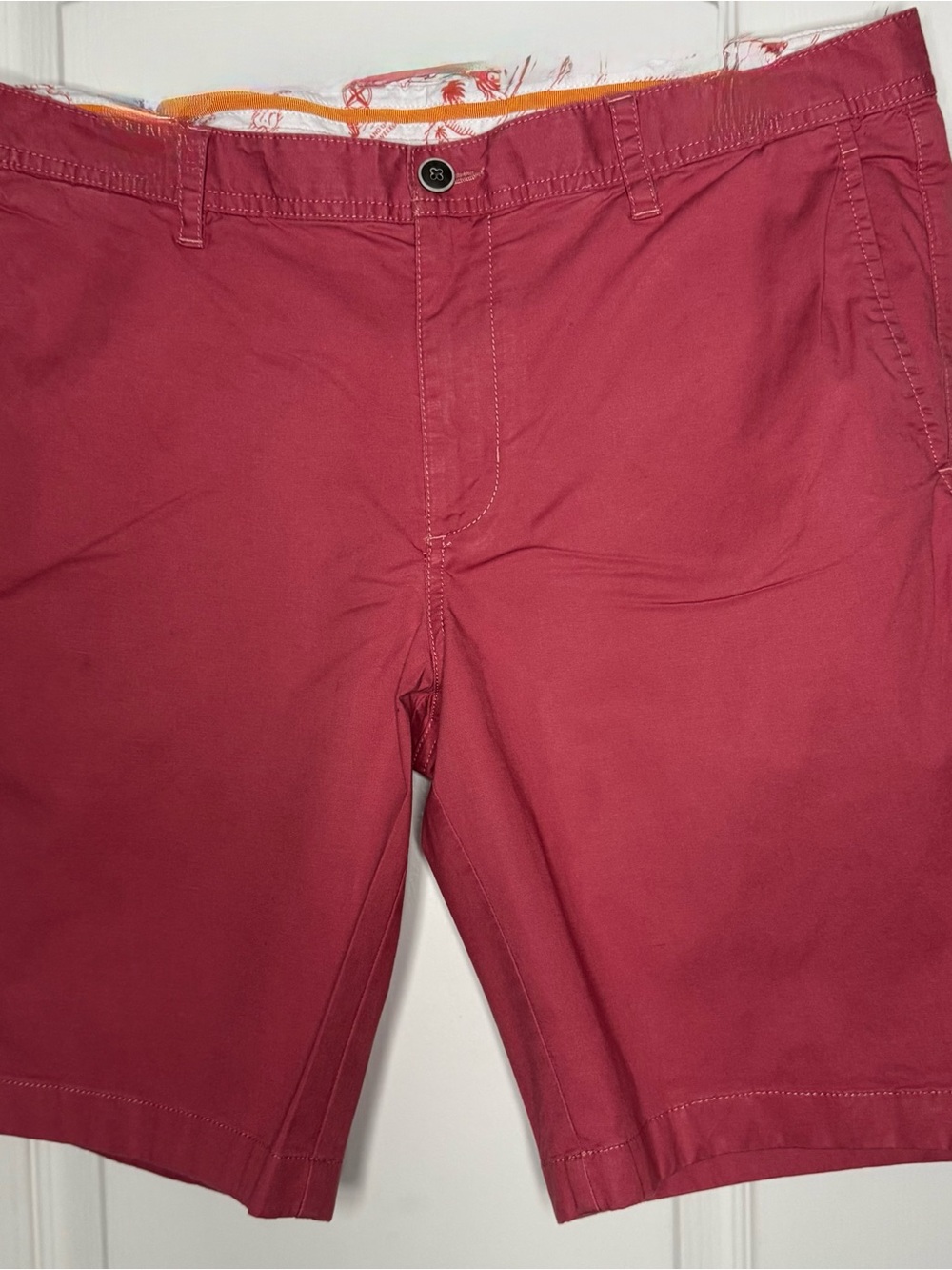 Tommy Bahama Cherry Red Flat Front Men's Shorts